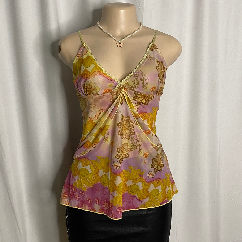 Pixie Paisley Sheer Babydoll Size M