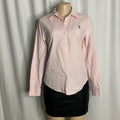 Giordano Women's Slim Cotton Lycra Embroidery Oxford Shirt  Size L