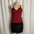 Vamp Pinstripe Layered Camisole Size M