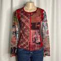 Floral Y2K Long-sleeve Mesh Top