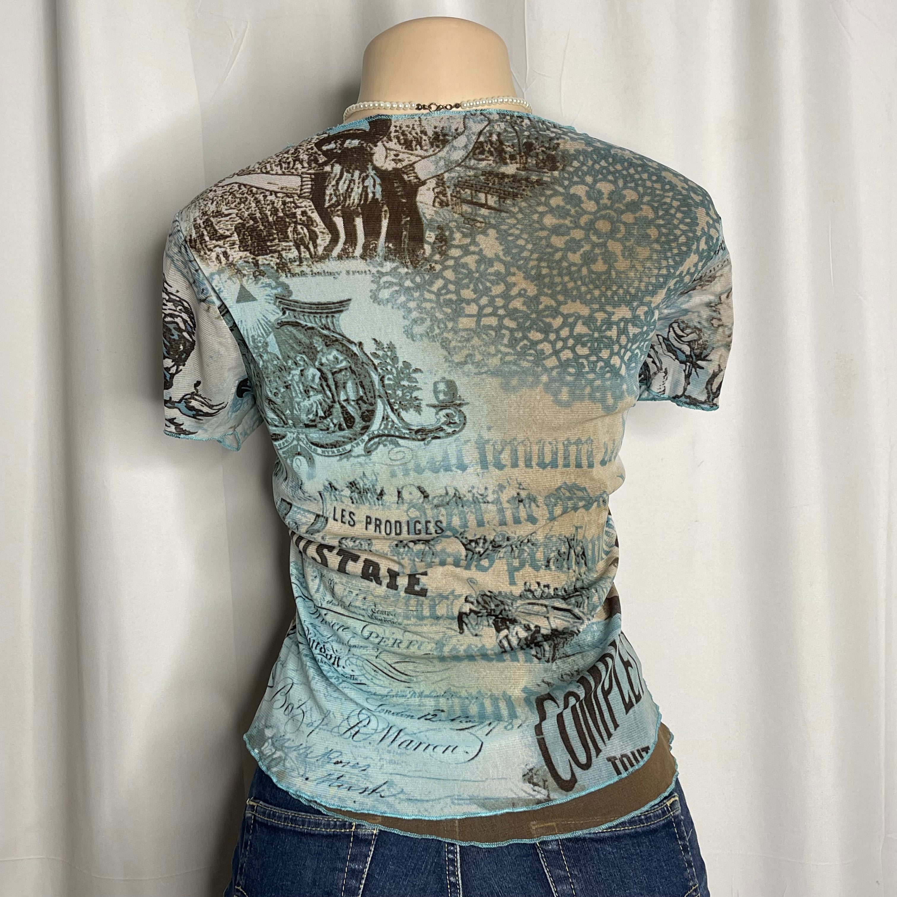 Vintage Style-Y2k Fairy Grunge Camouflage Print Pattern
