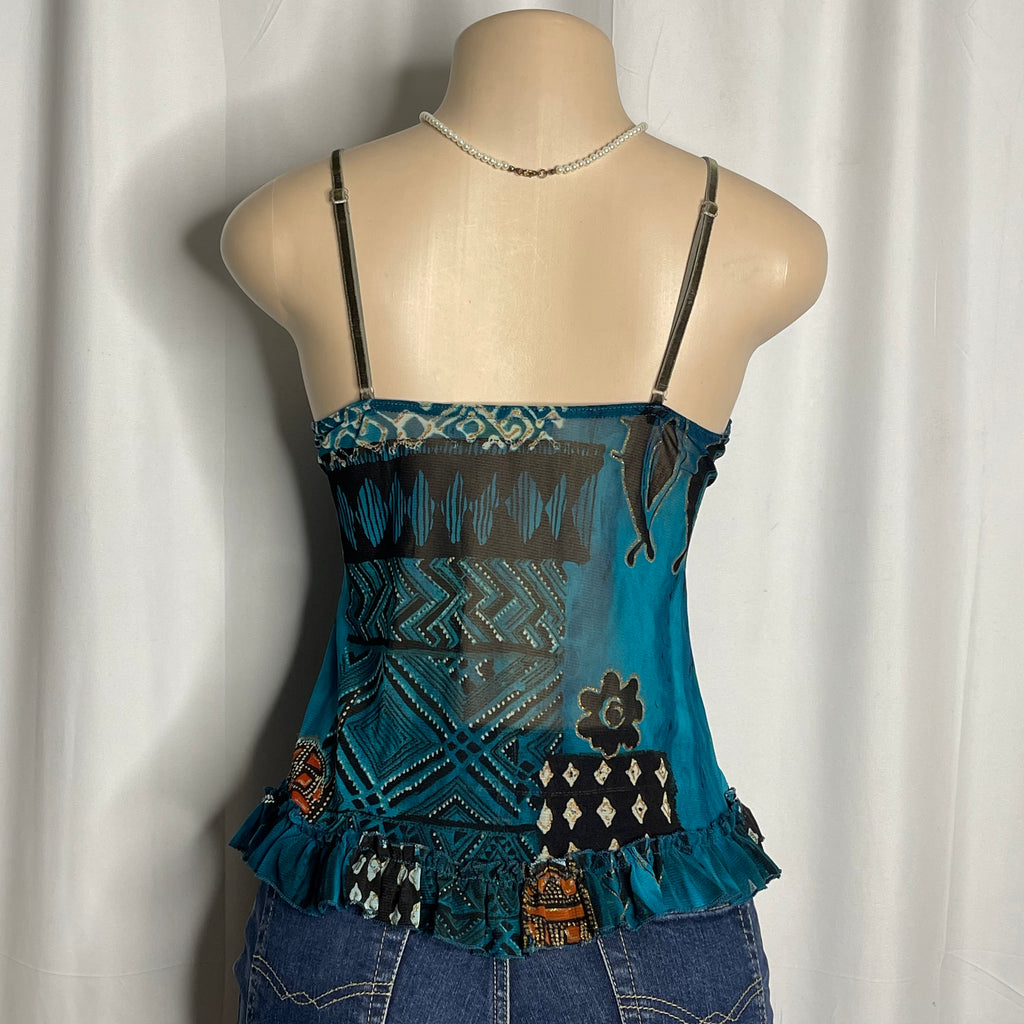 Sequinned/Embroidered Cami Top