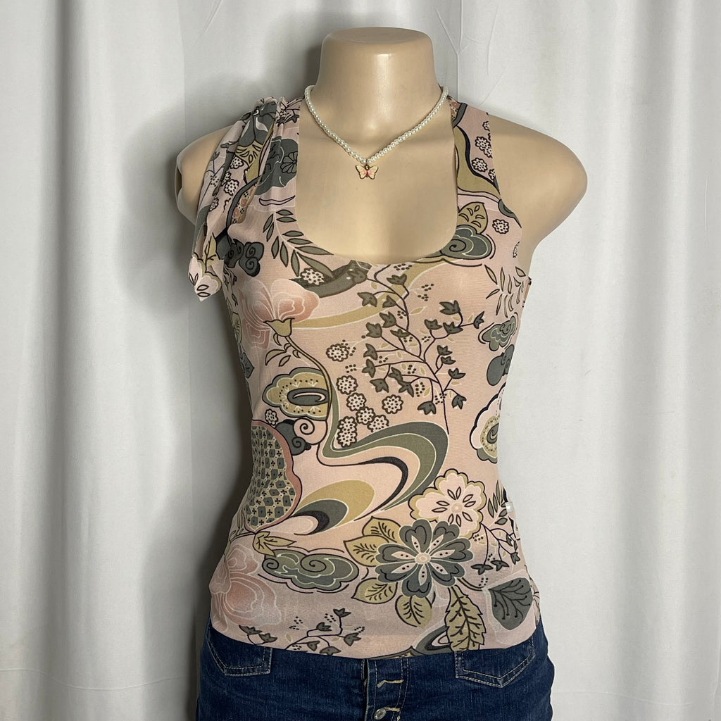Floral Print Sleeveless top