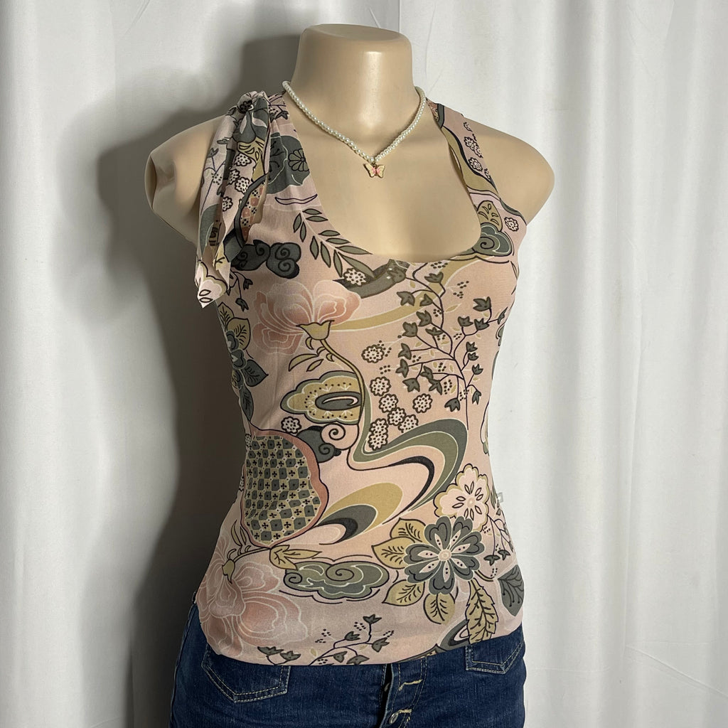 Floral Print Sleeveless top