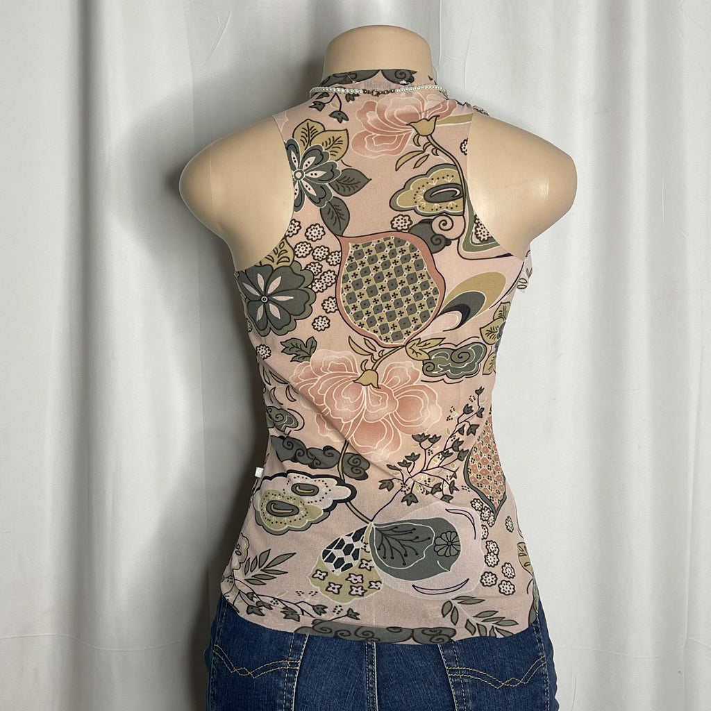Floral Print Sleeveless top