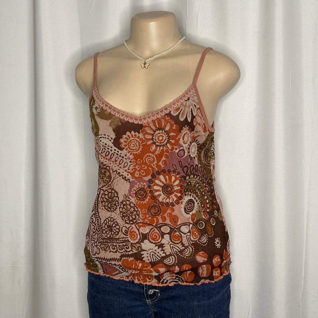 Floral Print Cami Top