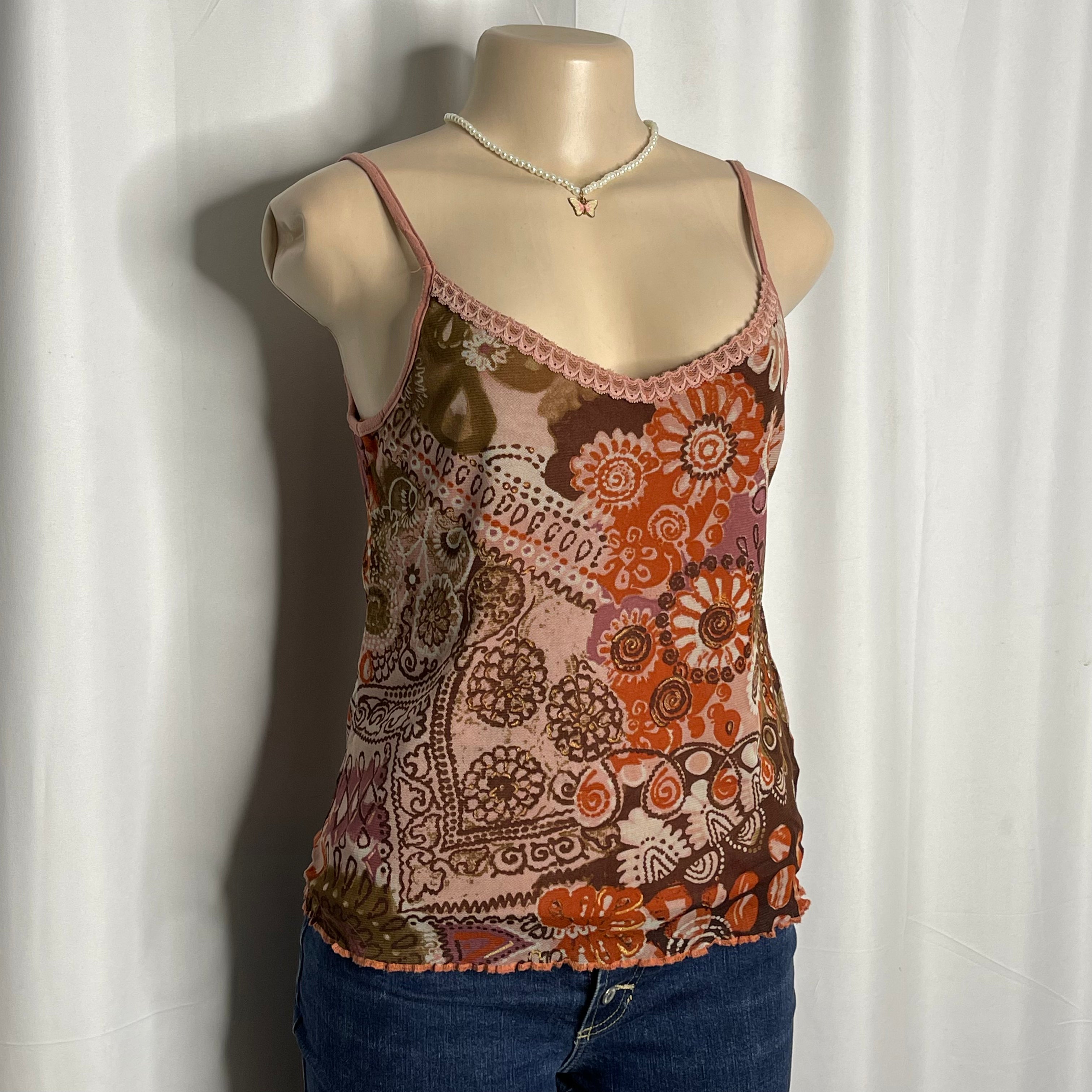 Floral Print Cami Top