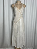 Long White Lace Intimates Gown Slip