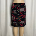 Floral Mesh Mini Skirt