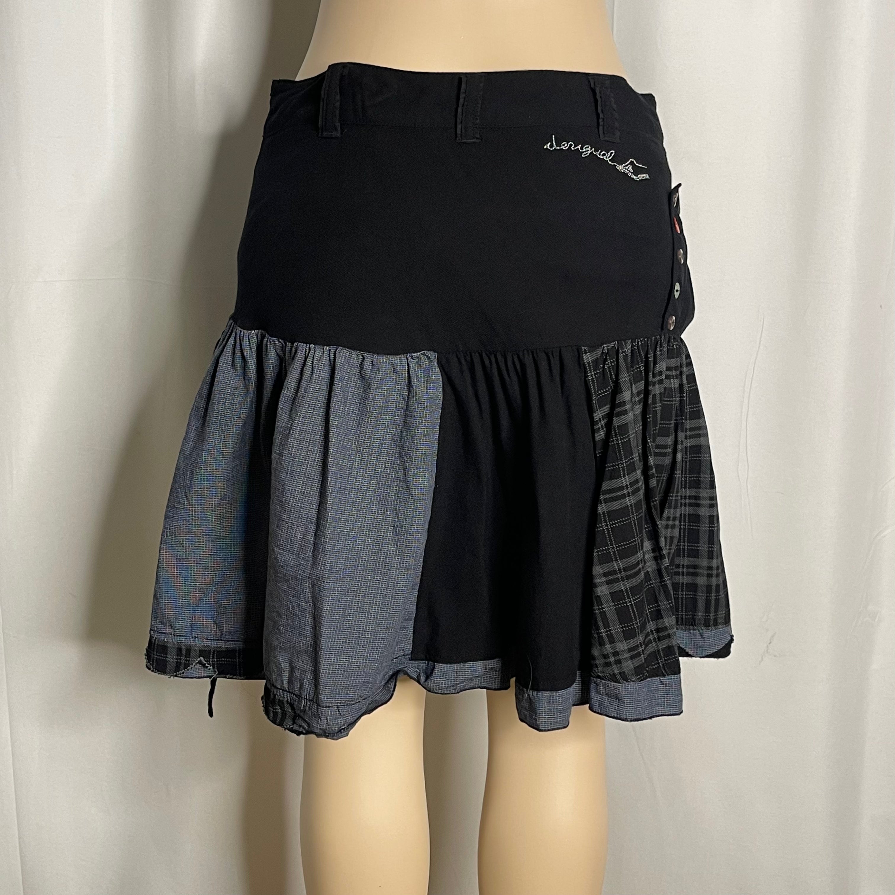 Embroidered Mini Skirt