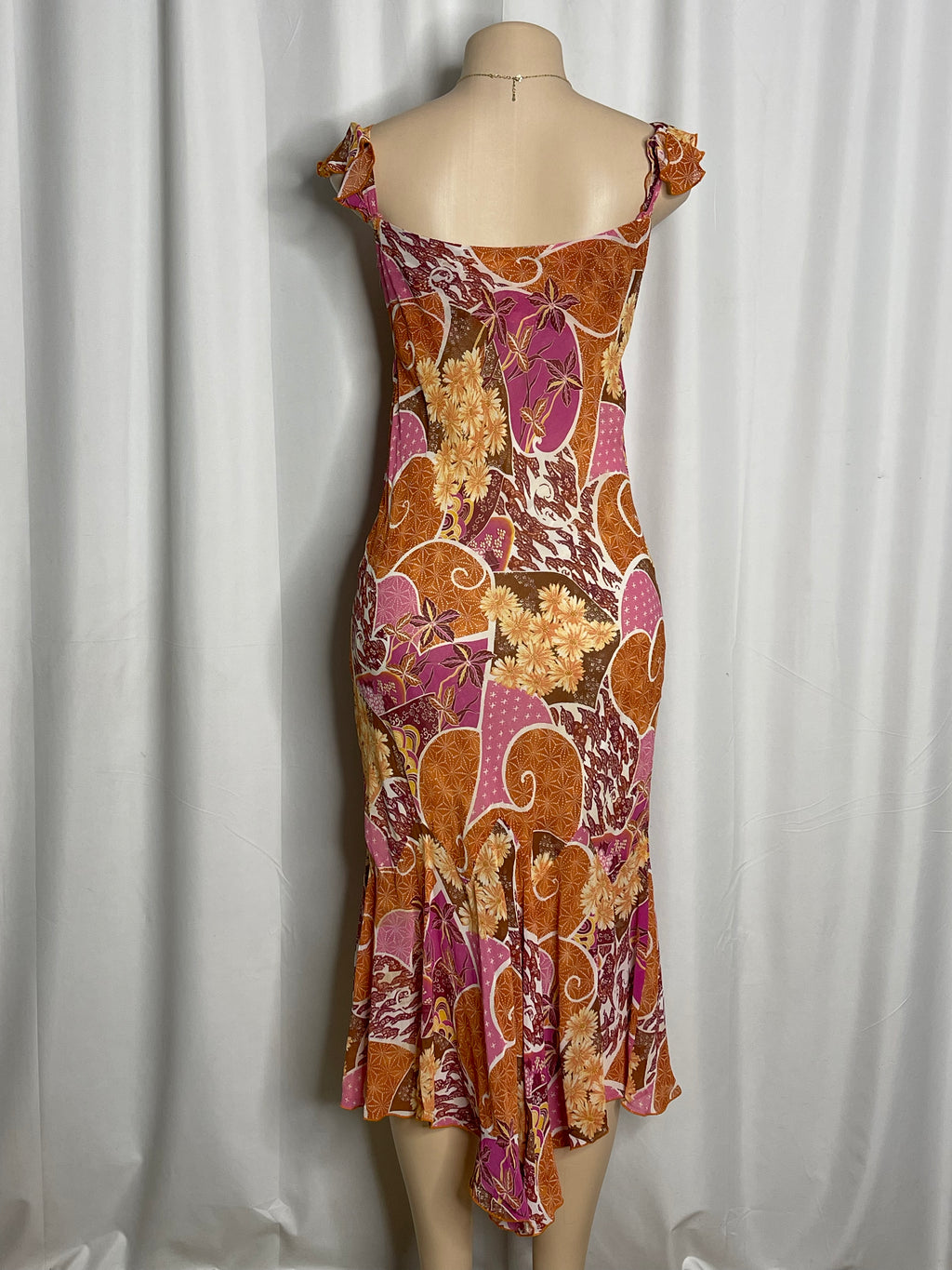 Vintage 90's boho floral maxi dress