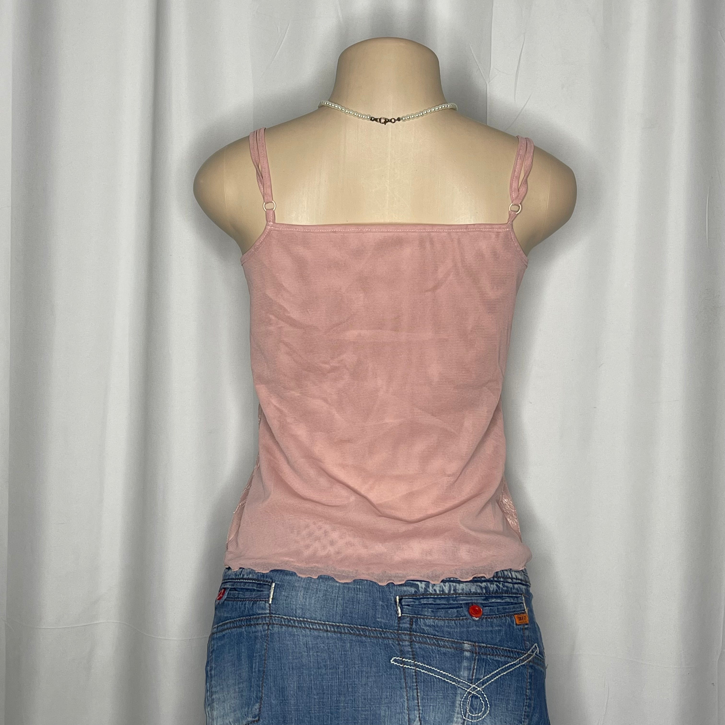 Lace Mesh Cami Top