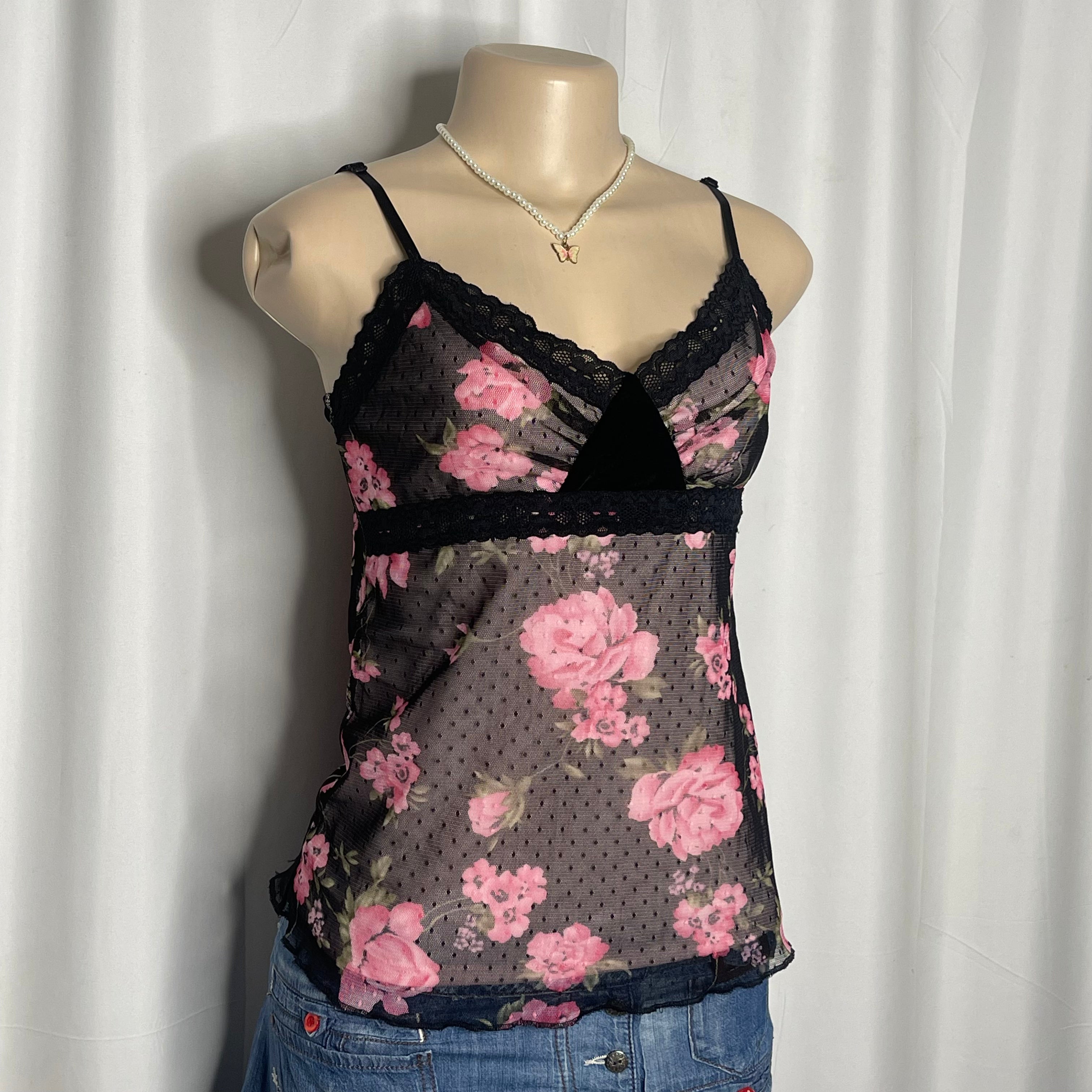 Floral Lace Cami Top