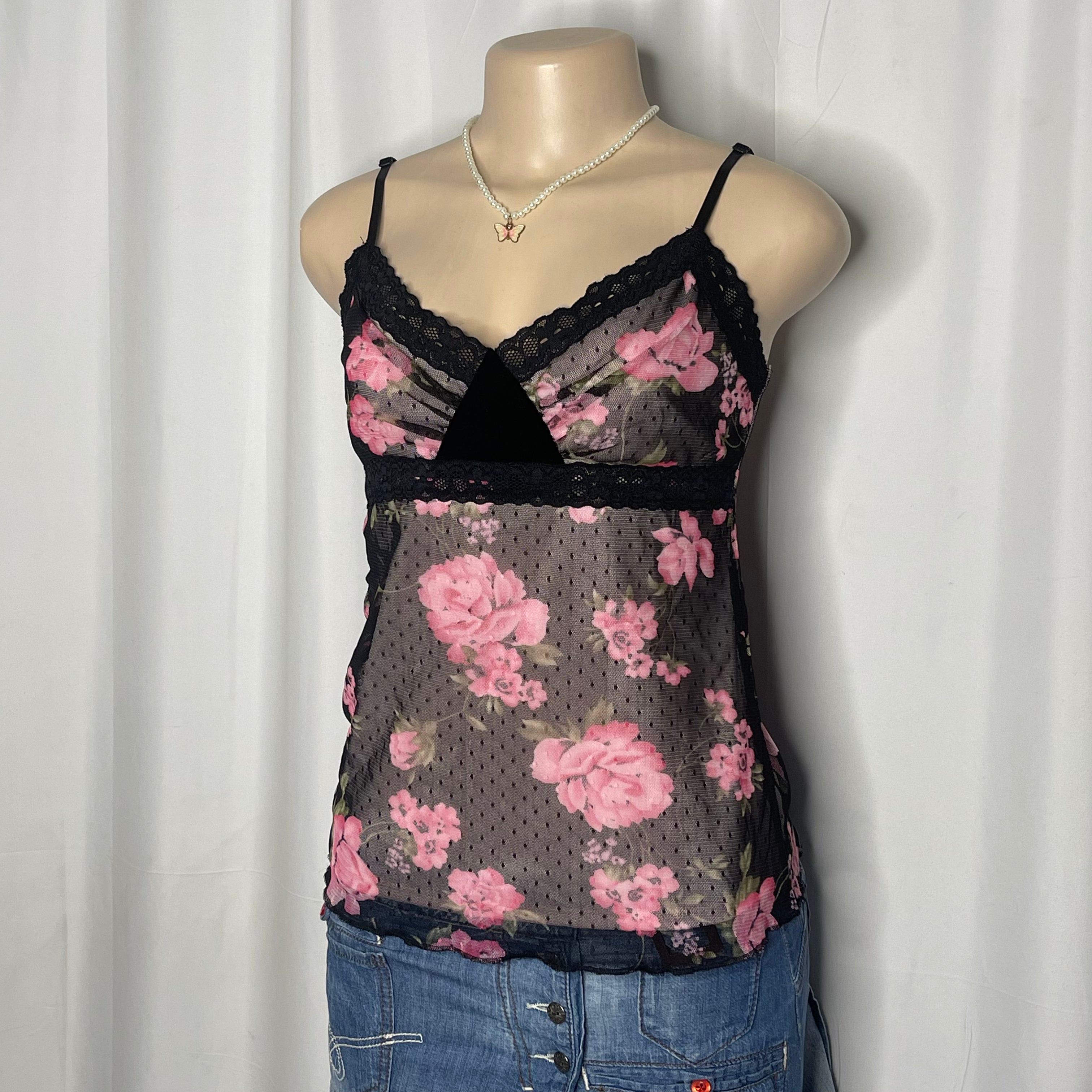Floral Lace Cami Top