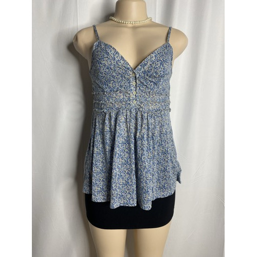 Blue Floral Cami Top 